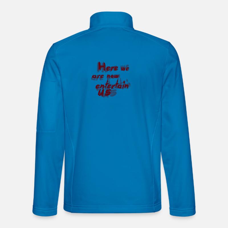 Here we are now - Unisex Softshell Jacket - light blue