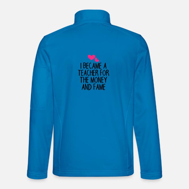Lehrer Spruch lustig - Unisex Softshelljacke - Lichtblau