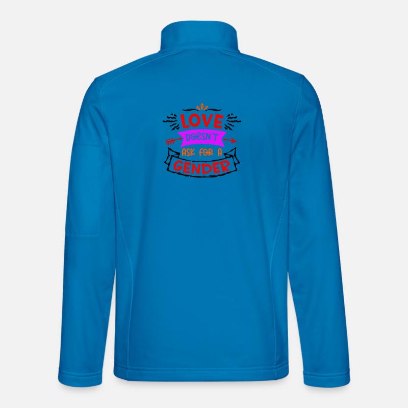 Gleichgeschlechtliche Partnerschaft Statement Lgbt - Unisex Softshelljacke - Lichtblau