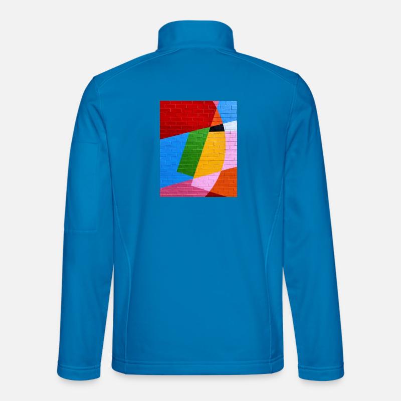 Colourful Wall - Unisex Softshell Jacket - light blue