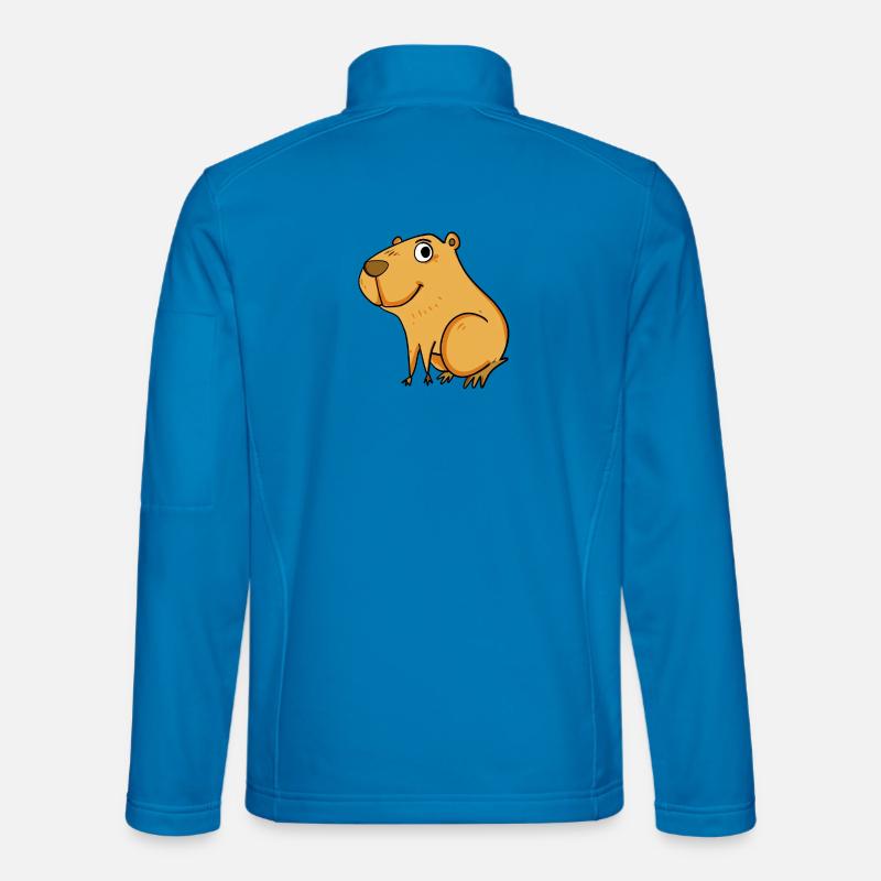 Capybara capybara motif - Unisex Softshell Jacket - light blue