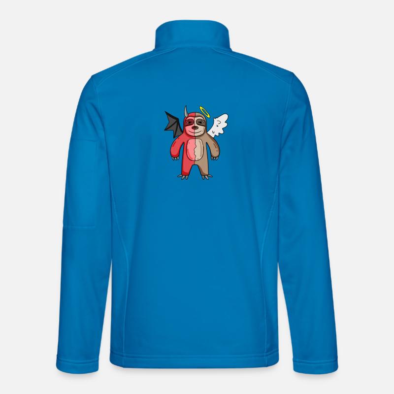 Sloth - Angel and Devil - Unisex Softshell Jacket - light blue
