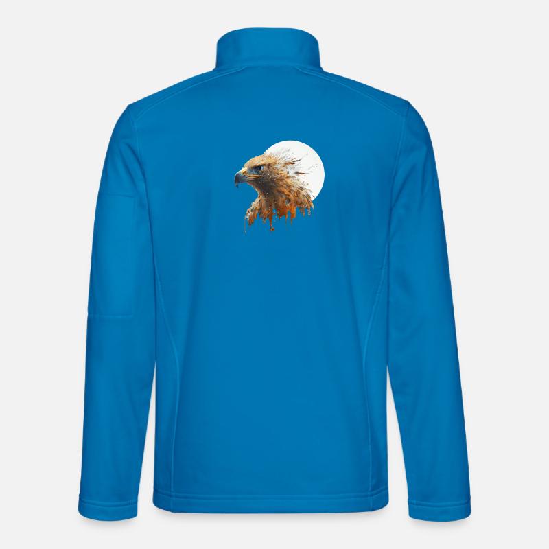 Beautiful American Eagle - Unisex Softshell Jacket - light blue