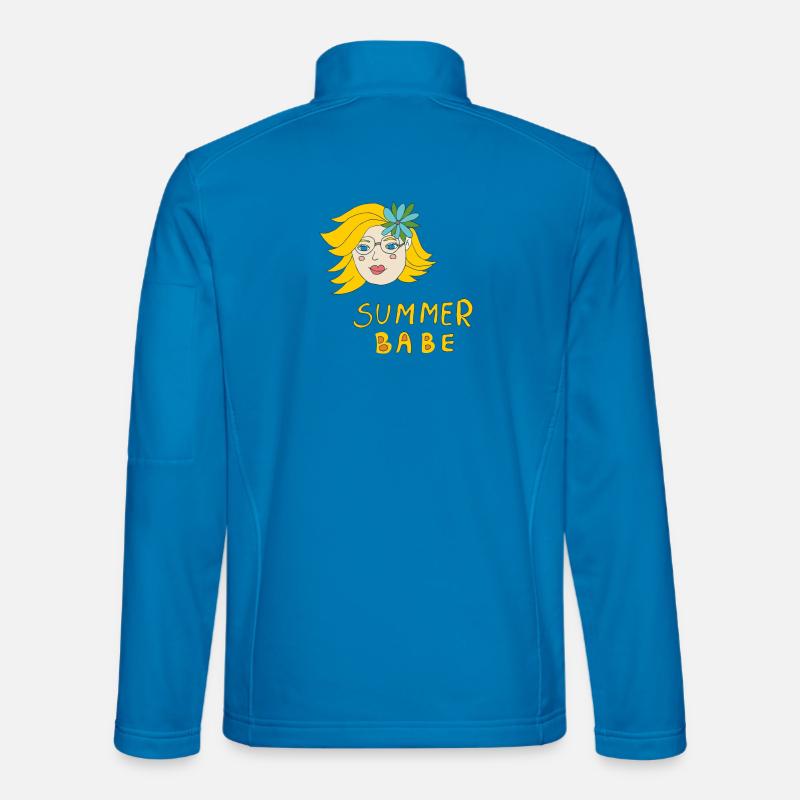 summer babe - Unisex Softshelljacke - Lichtblau
