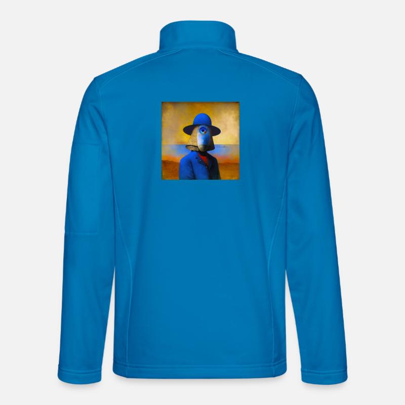 Surreal 01 - Unisex Softshelljacke - Lichtblau