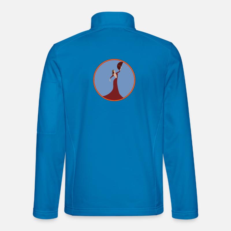 Flamenco dancer - Unisex Softshell Jacket - light blue
