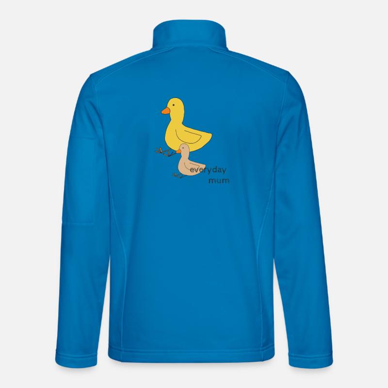 Duck Mum - Unisex Softshell Jacket - light blue
