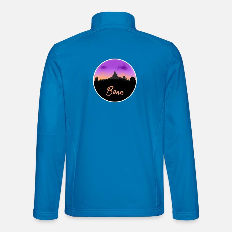 Bonn Fine Skyline - Unisex Softshell Jacket - light blue