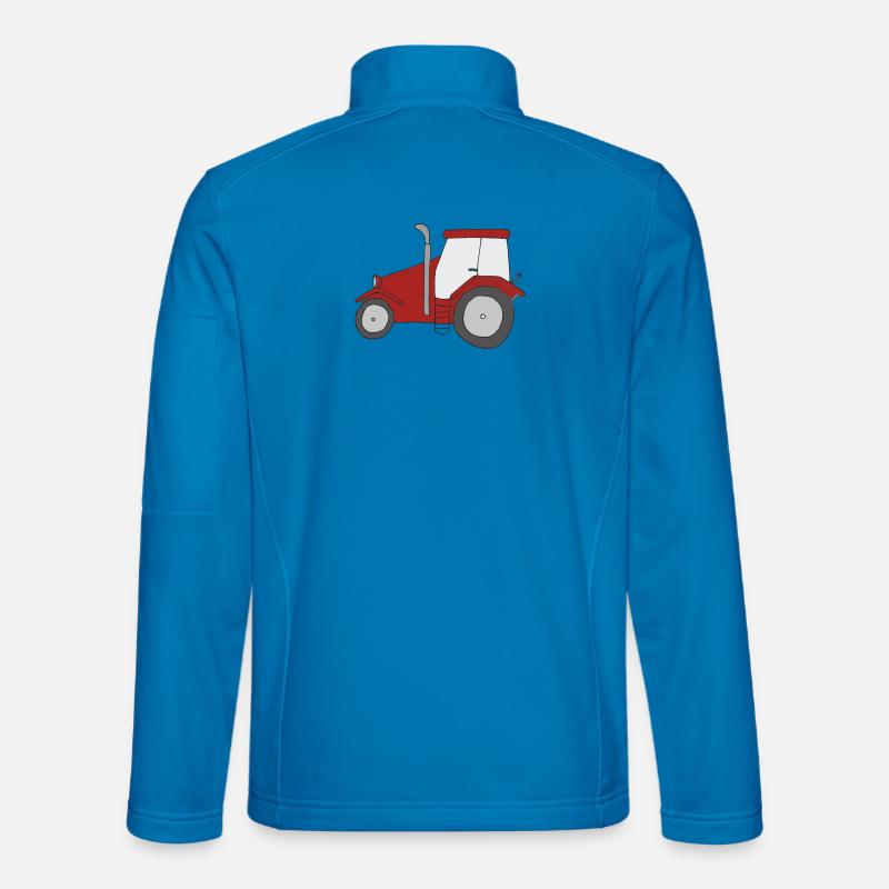 traktor - Unisex Softshelljacke - Lichtblau