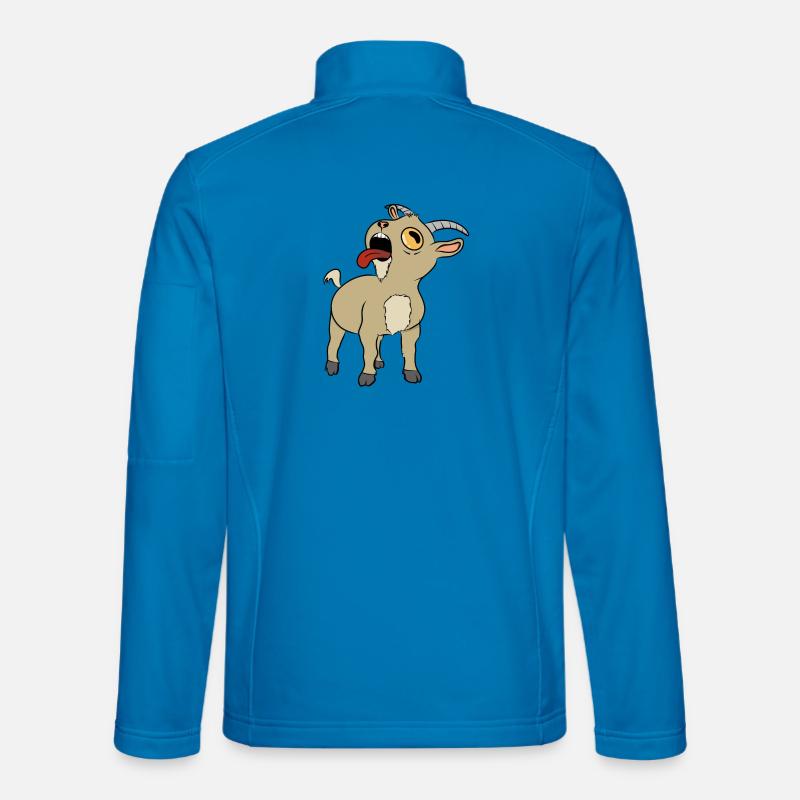 Bleating goat - Unisex Softshell Jacket - light blue