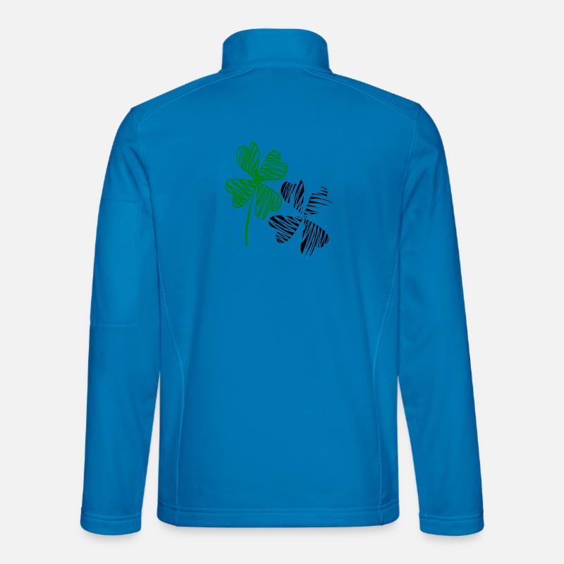 Trèfles, bonheur Veste en tissu softshell Unisexe