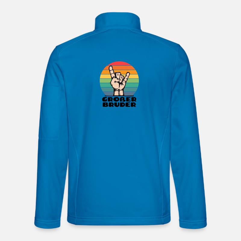 Stolzer Großer Bruder Statement Bruderherz Unisex Softshelljacke
