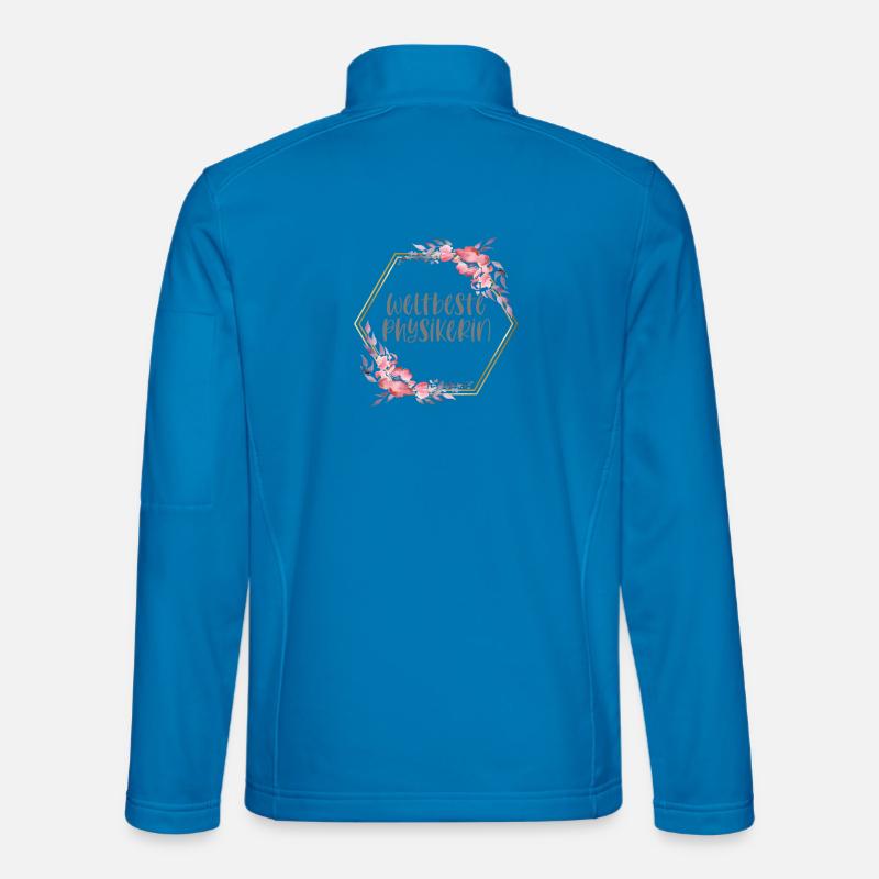 Weltbeste Physikerin Physik Beruf Geschenk - Unisex Softshelljacke - Lichtblau