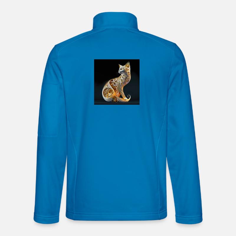 Kat 01 - Unisex Softshelljacke - Lichtblau