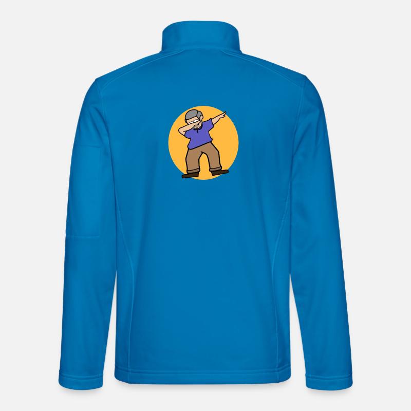 Retirement Senior Statement Leisure Retiree - Unisex Softshell Jacket - light blue