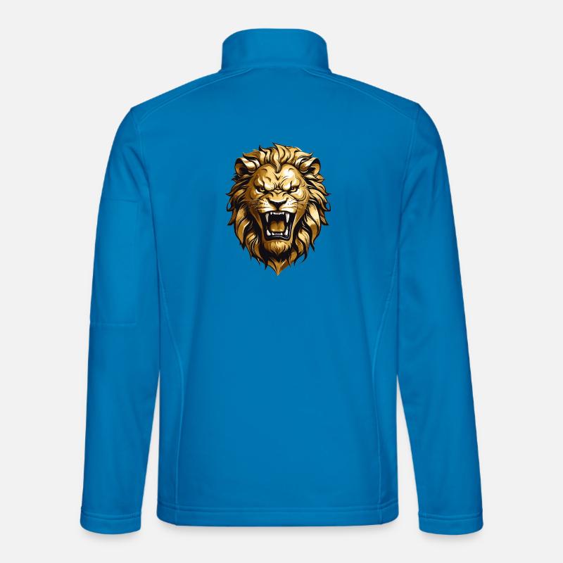 King Lion - Unisex Softshell Jacket - light blue