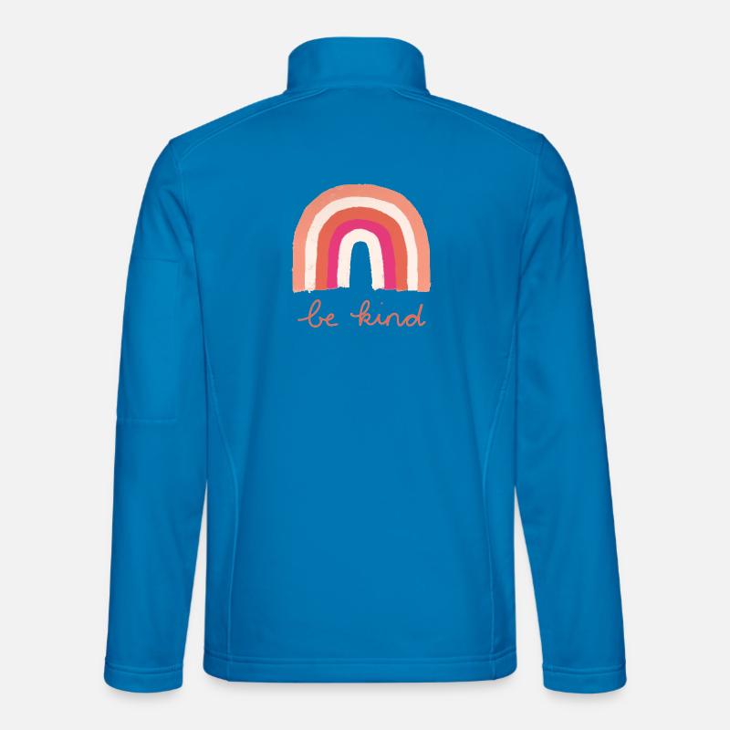 Be Kind Rainbow - Unisex Softshell Jacket - light blue