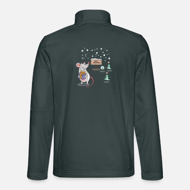 Joyeux Noël Veste en tissu softshell Unisexe