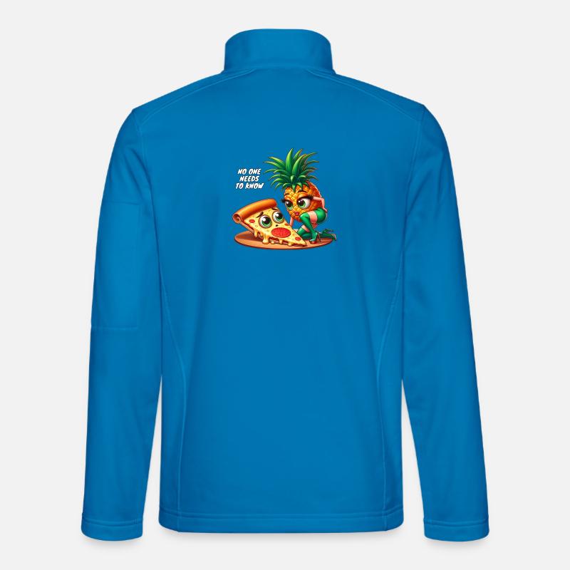 Pizza Hawaii - Unisex Softshelljacke - Lichtblau
