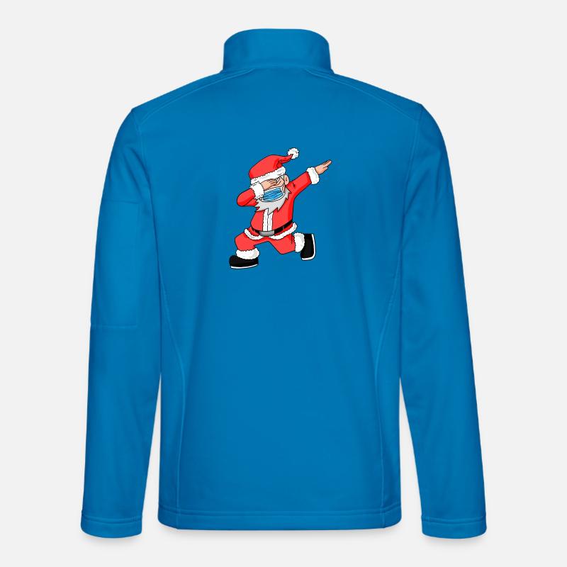 Weihnachtsmann Weihnachten - Unisex Softshelljacke - Lichtblau
