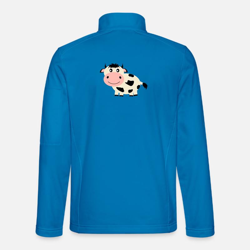Cow - Unisex Softshell Jacket - light blue