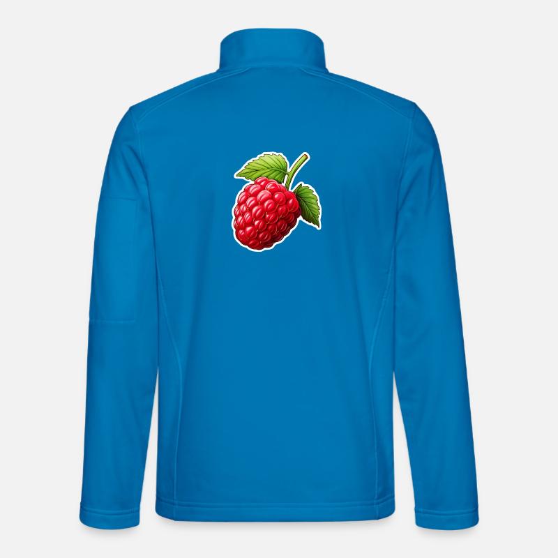 Raspberry single - Unisex Softshell Jacket - light blue