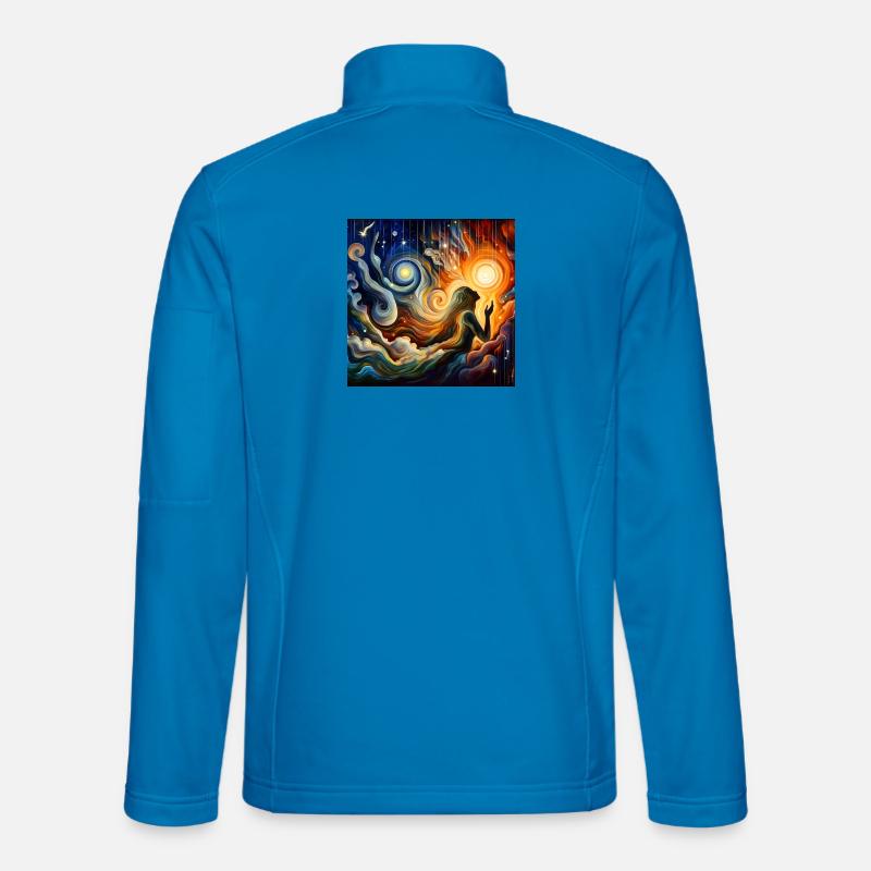 Sternenhimmel - Unisex Softshelljacke - Lichtblau