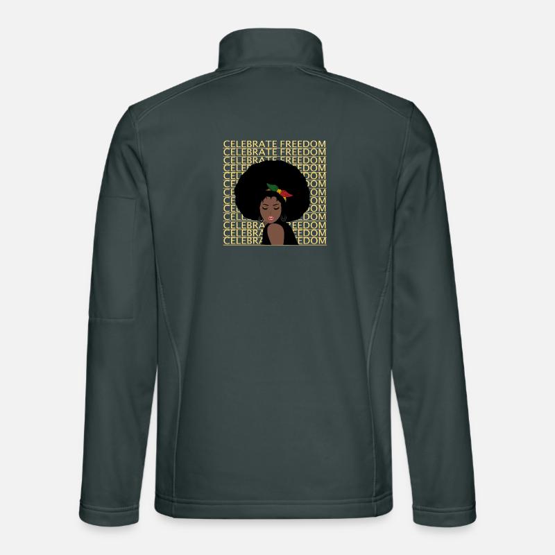 Juneteenth Freiheitstag Unisex Softshelljacke