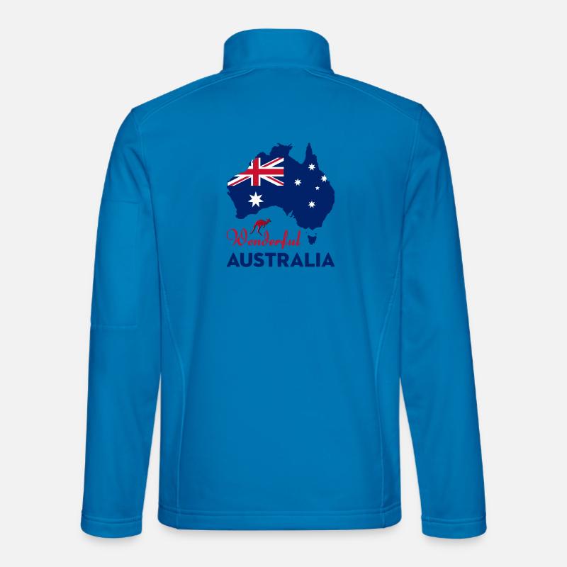 Wunderbares Australien - Unisex Softshelljacke - Lichtblau