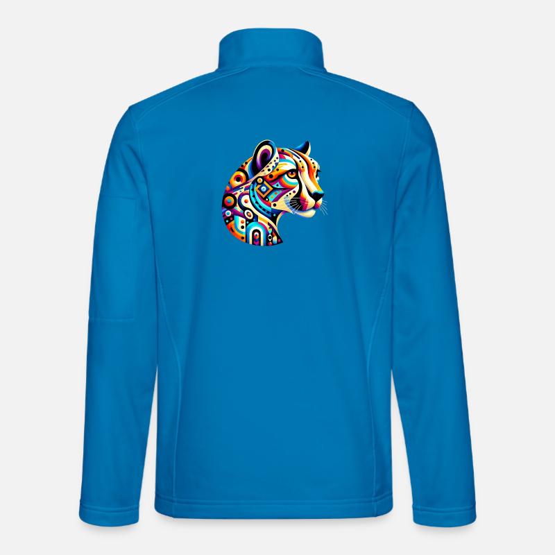 Guépard - Veste en tissu softshell Unisexe - bleu clair