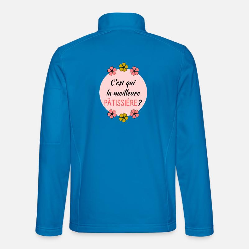PÂTISSIER - Unisex Softshelljacke - Lichtblau