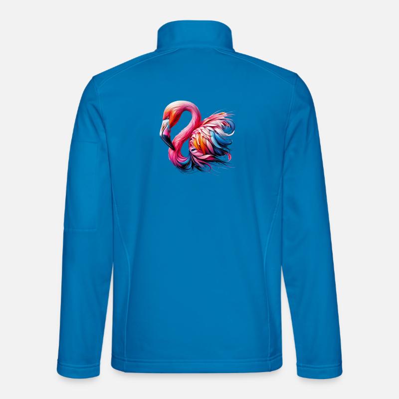 Flamingo - Unisex Softshell Jacket - light blue