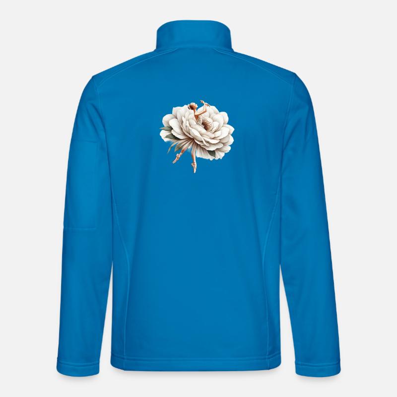 Balletttänzerin mit Tutu - Unisex Softshelljacke - Lichtblau