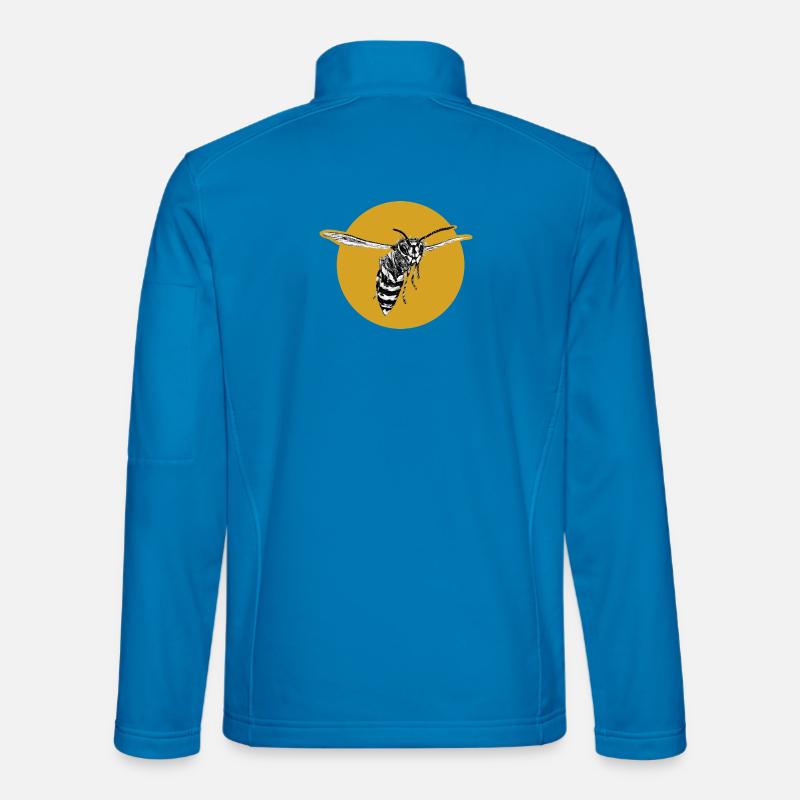 Wasp - Bee - Insect - Unisex Softshell Jacket - light blue