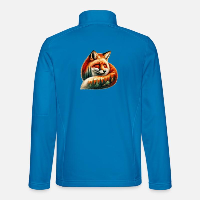 Fox - Unisex Softshell Jacket - light blue