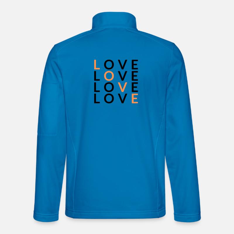 4 AMOUR orange Veste en tissu softshell Unisexe