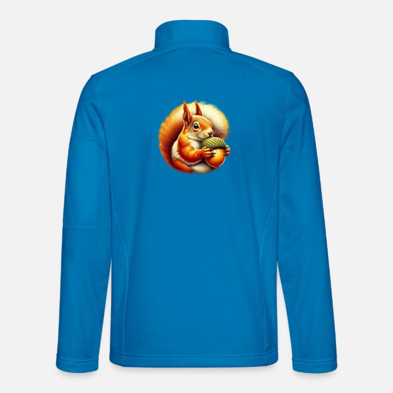 Eichhörnchen - Unisex Softshelljacke - Lichtblau