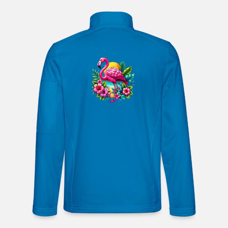 Flamingo - Unisex Softshell Jacket - light blue