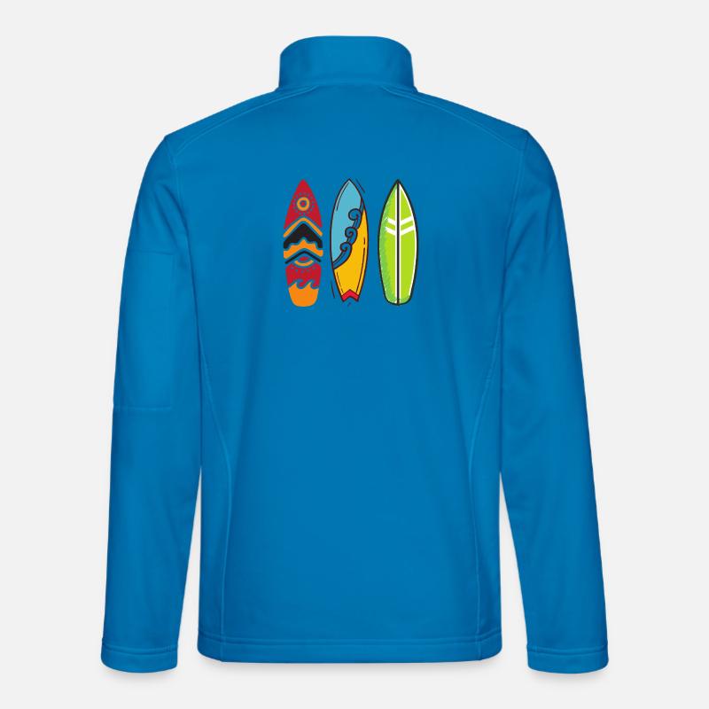 Surfboards - Unisex Softshell Jacket - light blue