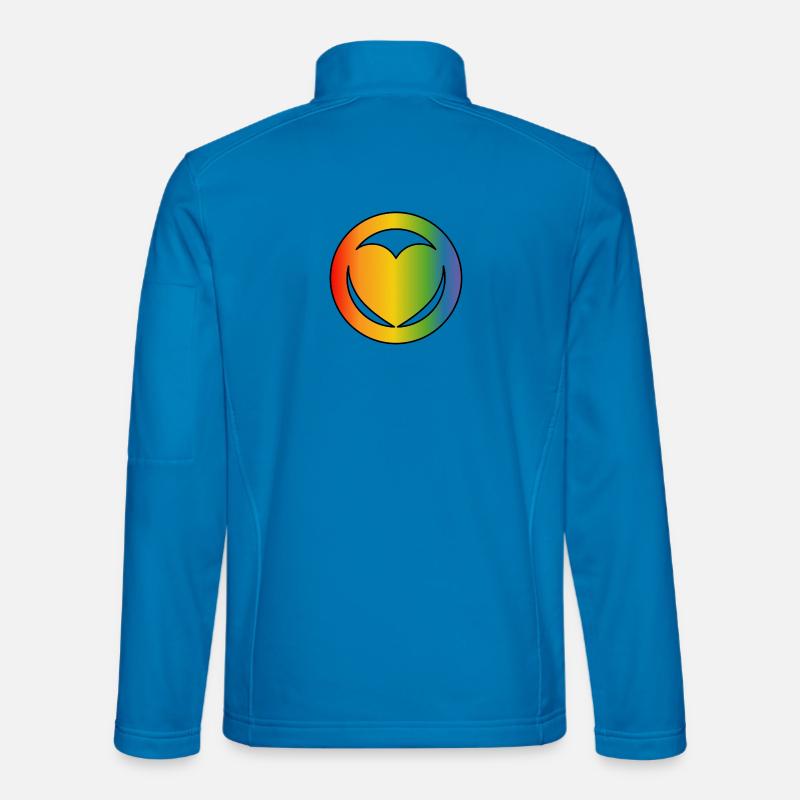 LGBT Herz CSD Shirt Unisex Softshelljacke