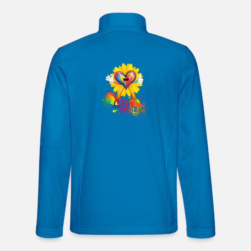 LGBT-WELT - Unisex Softshelljacke - Lichtblau