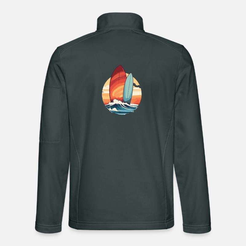 Surfboard Unisex Softshell Jacket