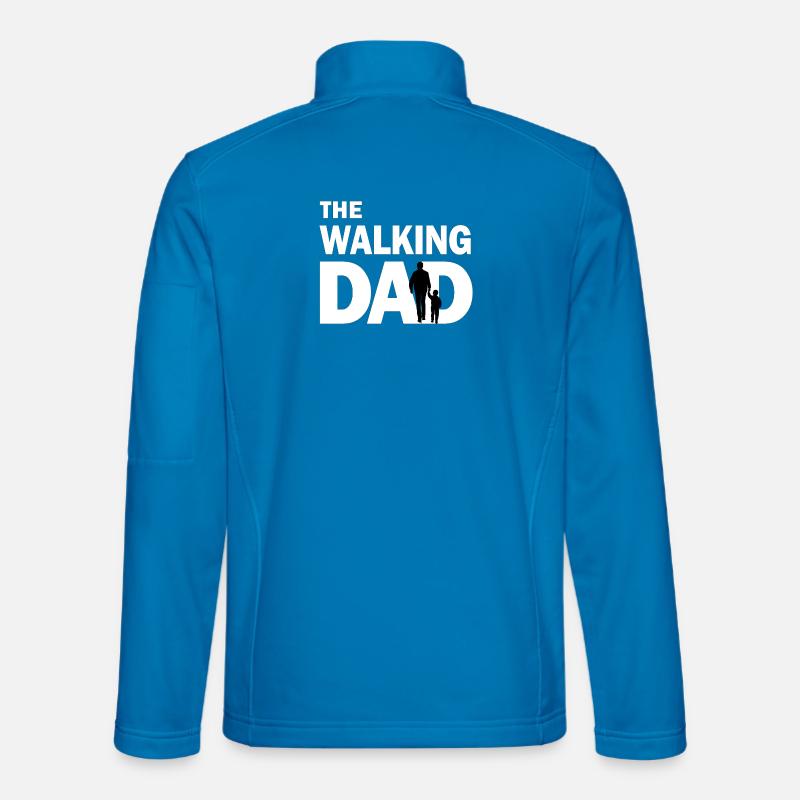 The walking dad - Unisex Softshell Jacket - light blue