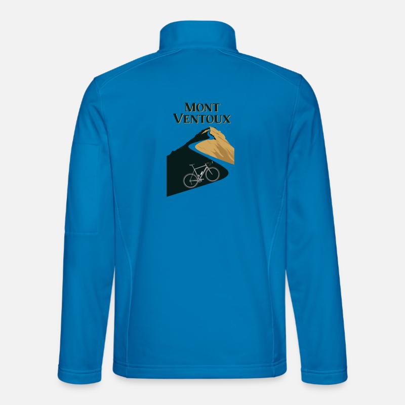 Mont Ventoux: Legendärer Radfahreranstieg - Unisex Softshelljacke - Lichtblau