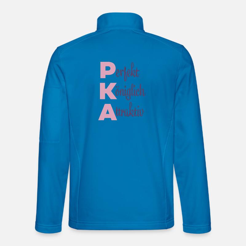 Perfekt Königlich Attraktiv - Unisex Softshelljacke - Lichtblau