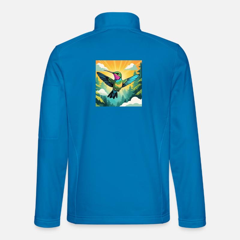 Kolibri - Unisex Softshelljacke - Lichtblau