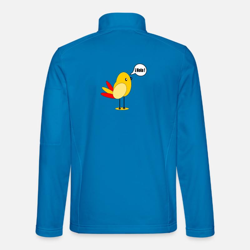 SPANIEN LÄNDERFAHNE SPANISCH VOGEL - Unisex Softshelljacke - Lichtblau