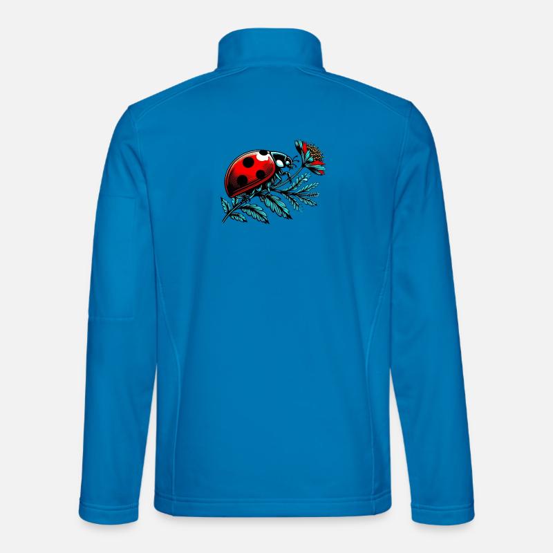 Marienkäfer - Unisex Softshelljacke - Lichtblau
