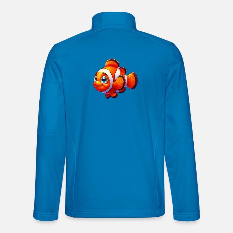 Clownfische - Unisex Softshelljacke - Lichtblau