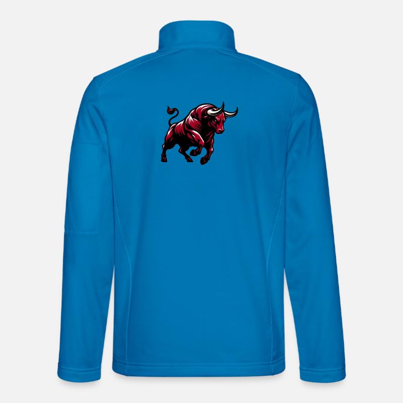 Stier - Unisex Softshelljacke - Lichtblau